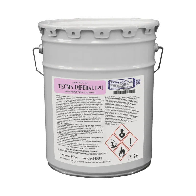 Polyurethane Waterproofing with Aluminium Colour - TECMA IMPERAL P 91