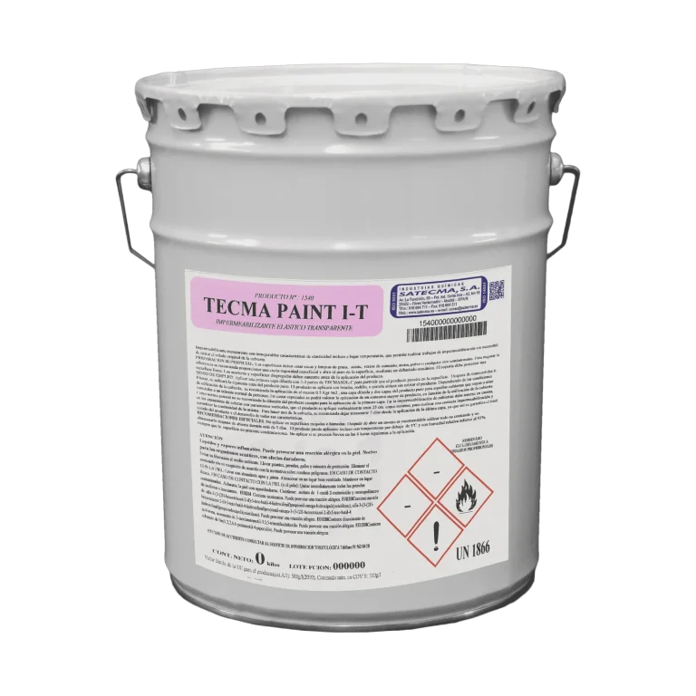 Flexible Transparent Waterproofing - TECMA PAINT IT