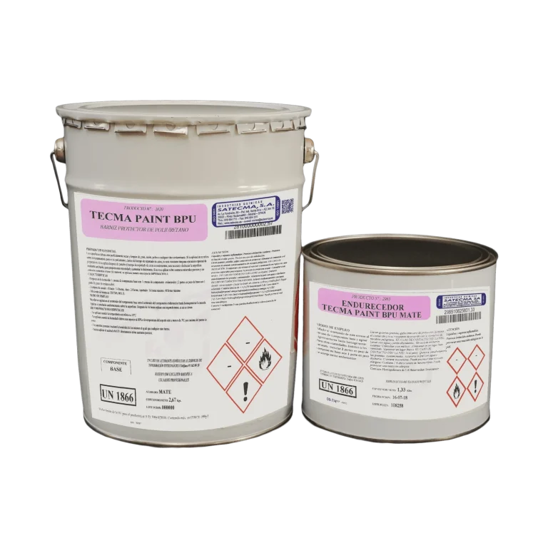 Colourless Protective Polyurethane Varnish - TECMA PAINT BPU