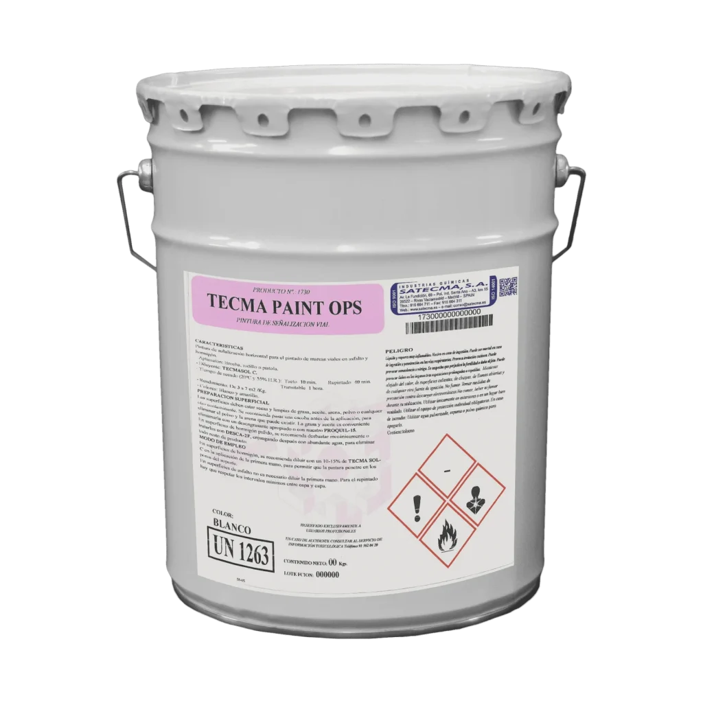 Светлоотразителна Боя за Пътна Маркировка – TECMA PAINT OPS