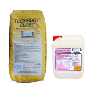 Висококачествена Еластична Двукомпонентна Хидроизолация – TECMADRY ELAST – 30 кг