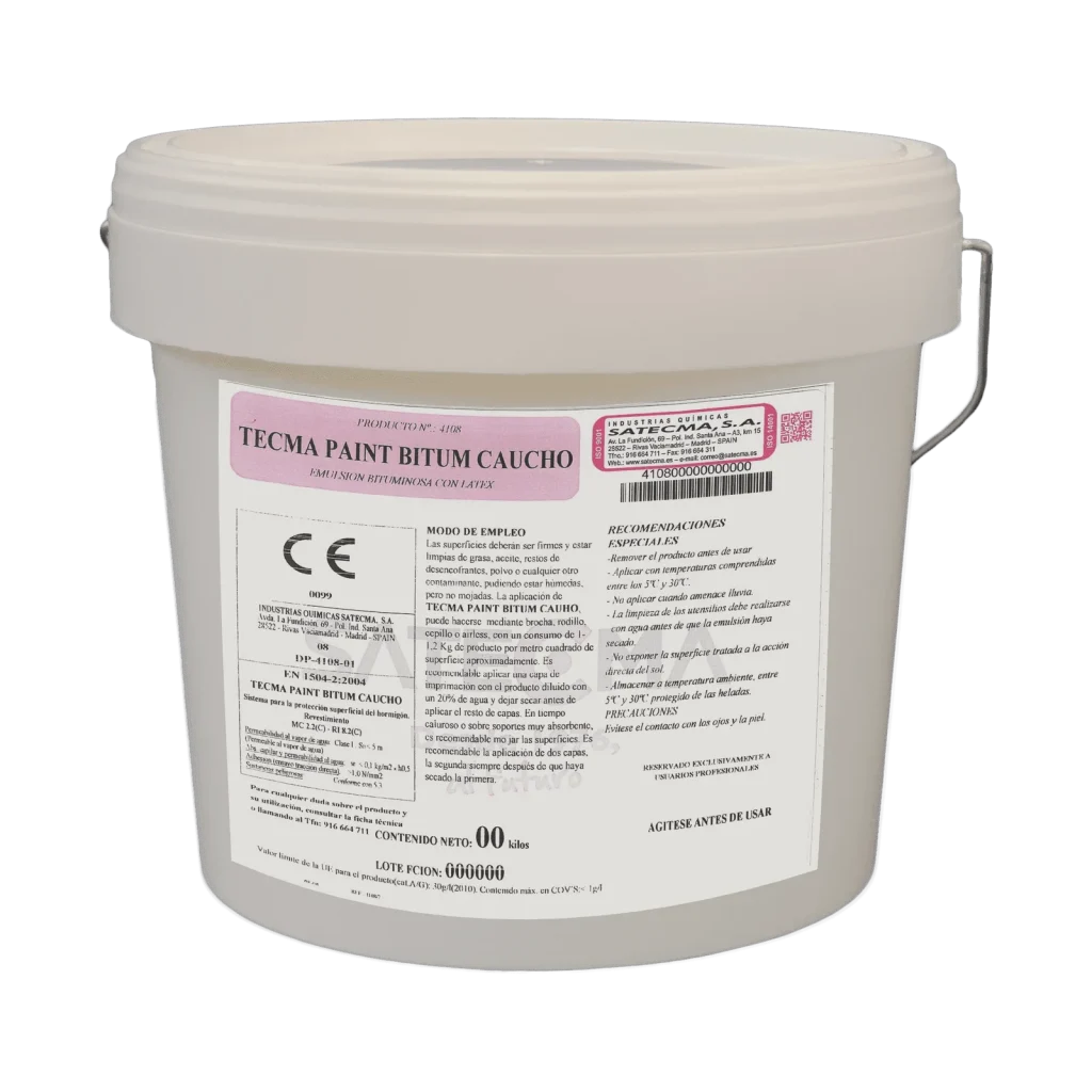 Продукт на Битумна Емулсия с Латекс – TECMA PAINT BITUM CAUCHO