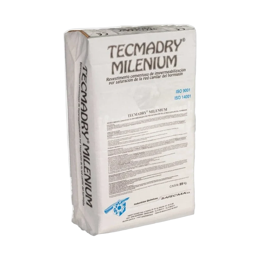 Кристализираща хидроизолация – TECMADRY MILENIUM – 25 кг