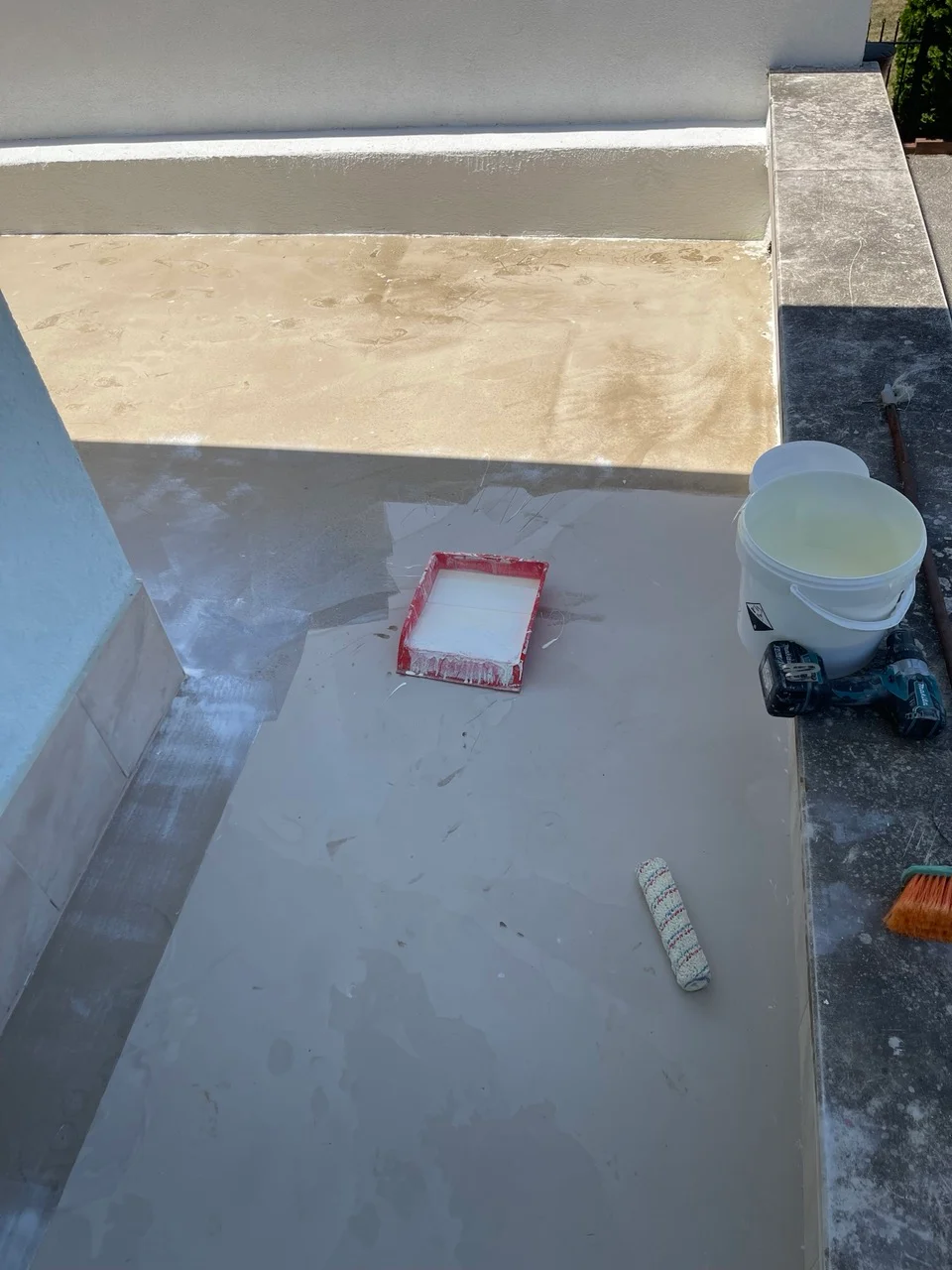 Снимка от обекта — Тераса с полиуретаново покритие