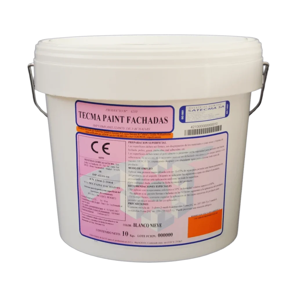 Еластична Водоотблъскваща Боя за Фасади – TECMA PAINT FACHADAS
