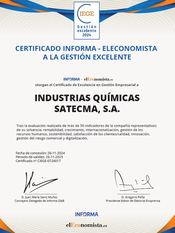 Сертификат SATECMA